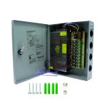 Power Supply Box 10 AMPS, 12V DC, for CCTV.
