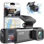 Dual Lens Dash Camera3.18inch Screen, 4k+2k, Wifi GPS, ADAS, car Charger, with indoor rear camera, XW40