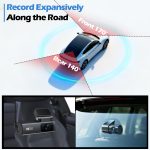 Dual Lens Dash Camera 1.47inch Screen, 4k+k, Wifi , car Charger, , XW158 - Image 3