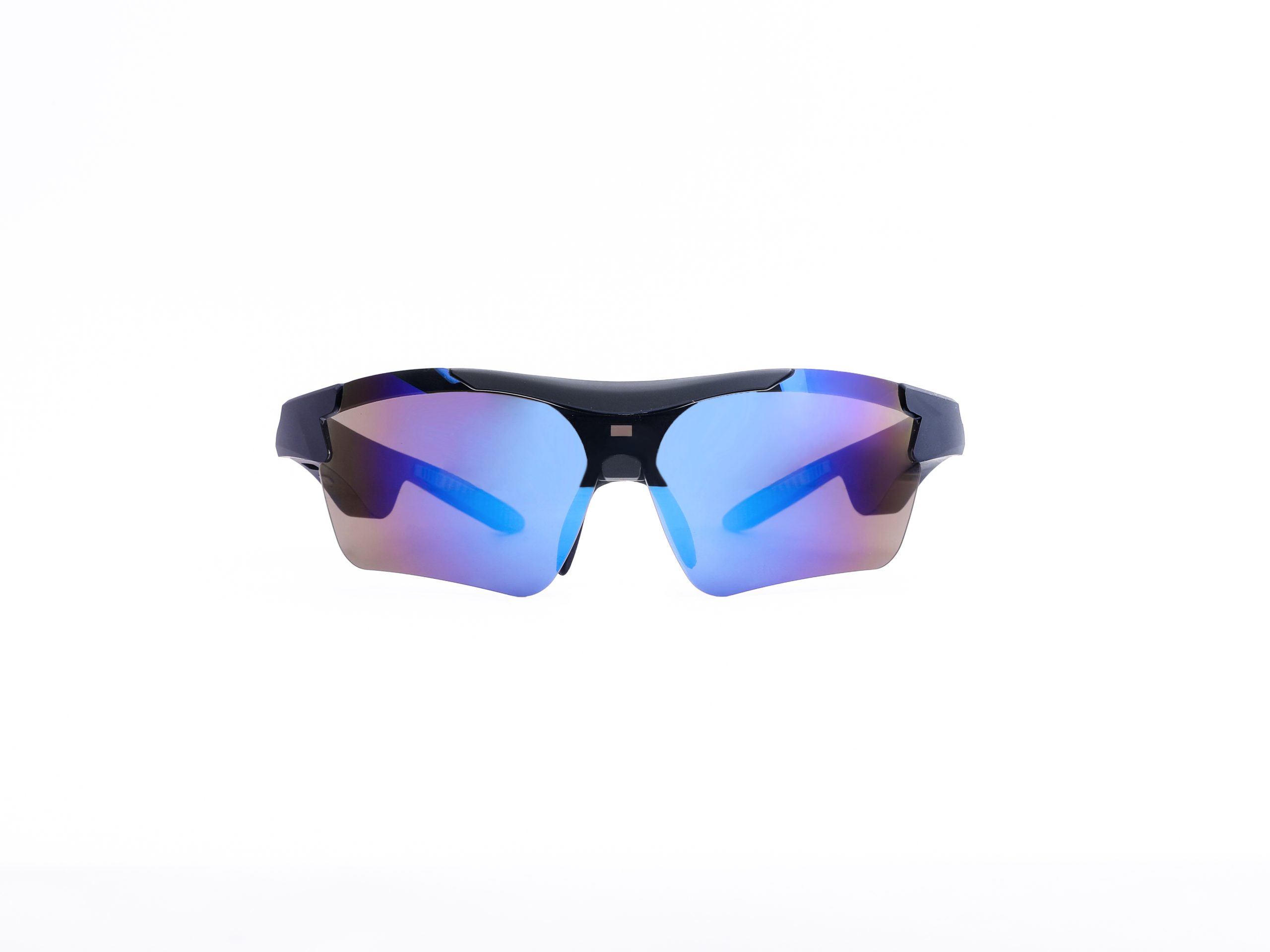 蓝色 (1) Smart Bluetooth Sunglasses, Audio Sunglasses With Speaker, Open Ear Sound Mic & Speakers S18 - Image 1