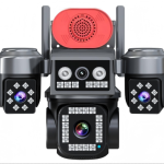 4k 4 Lens WIFI Pan Tilt Outdoor Camera