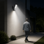 Solar Street Lights Outdoor Waterproof, 1200W Solar Powered Lights Outdoor LED Flood Lamp, Dusk to Dawn Motion Sensor and Remote Control for Yard,Fence,Parking lot,Garage - Image 2