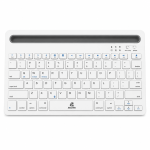 Bluetooth Keyboard, Multi-Device Wireless Keyboard with Numeric Keypad, Rechargeable Ultra Slim Compact Portable Keyboard for Mac, iPad, PC, Desktop, Laptop, iOS, Android, Windows