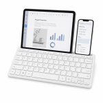 Bluetooth Keyboard, Multi-Device Wireless Keyboard with Numeric Keypad, Rechargeable Ultra Slim Compact Portable Keyboard for Mac, iPad, PC, Desktop, Laptop, iOS, Android, Windows - Image 2