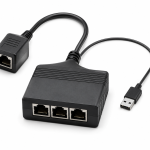 Ethernet Splitter 1 to 3 Internet Ethernet Switch RJ45 Female